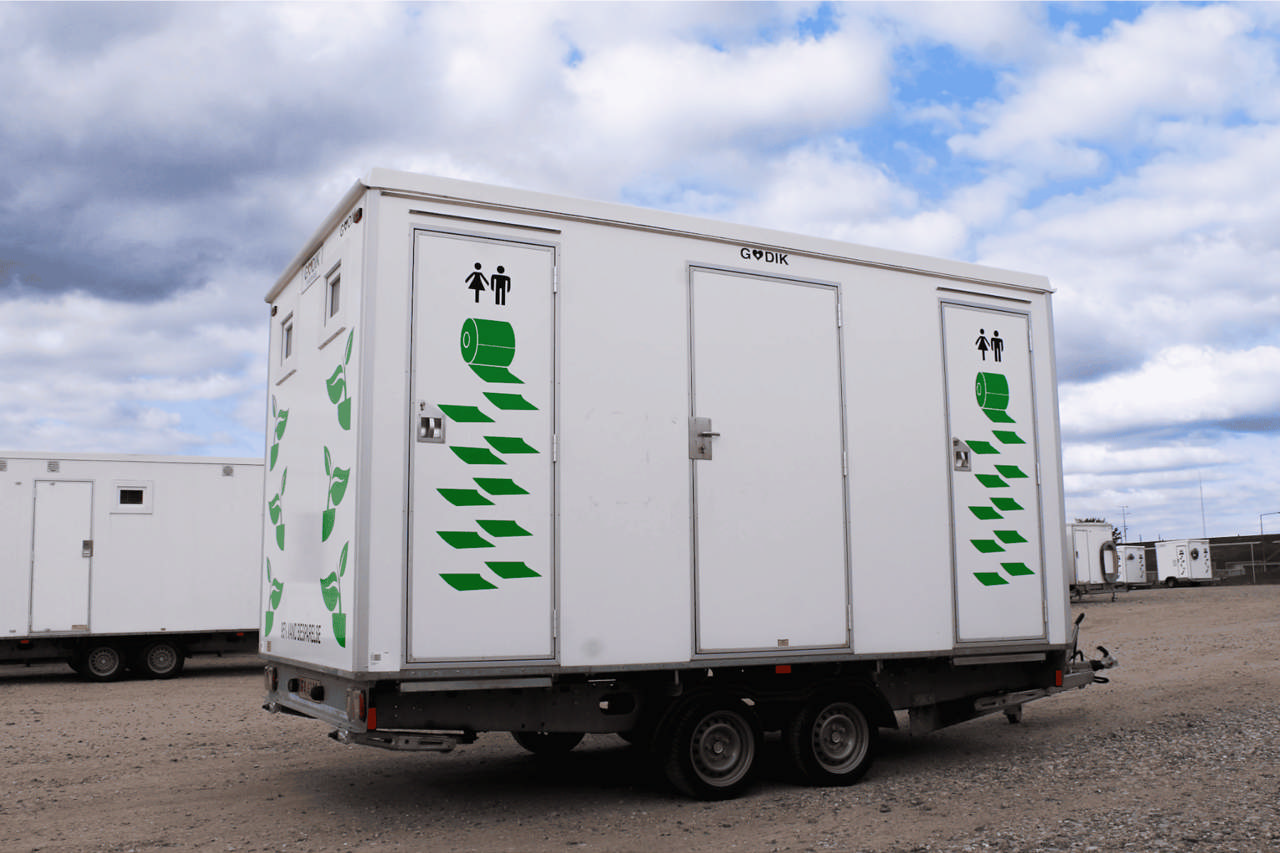 Vakuum Toalettvogn med 4 toaletter