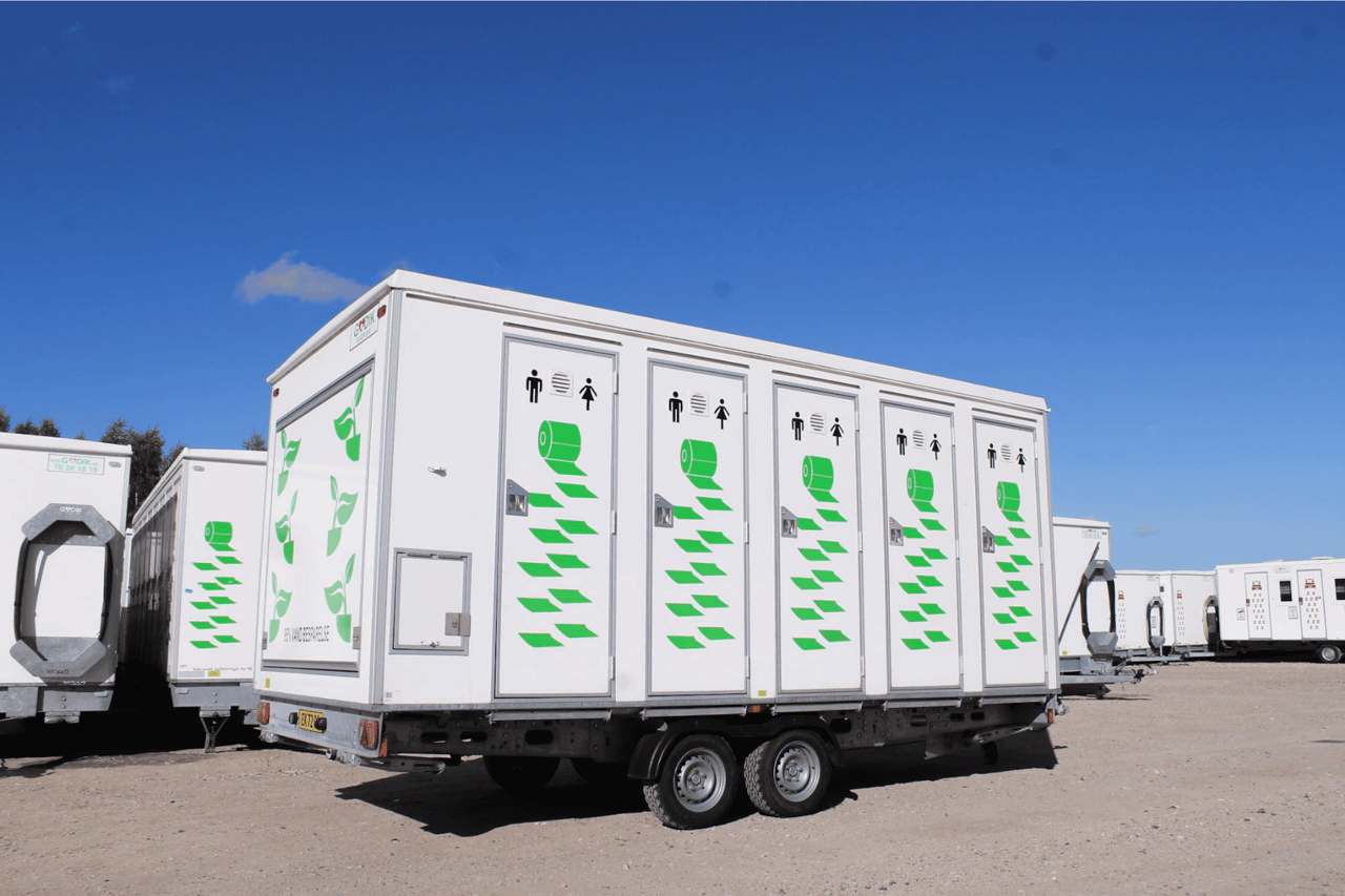 Vakuum Toalettvogn med 10 toaletter