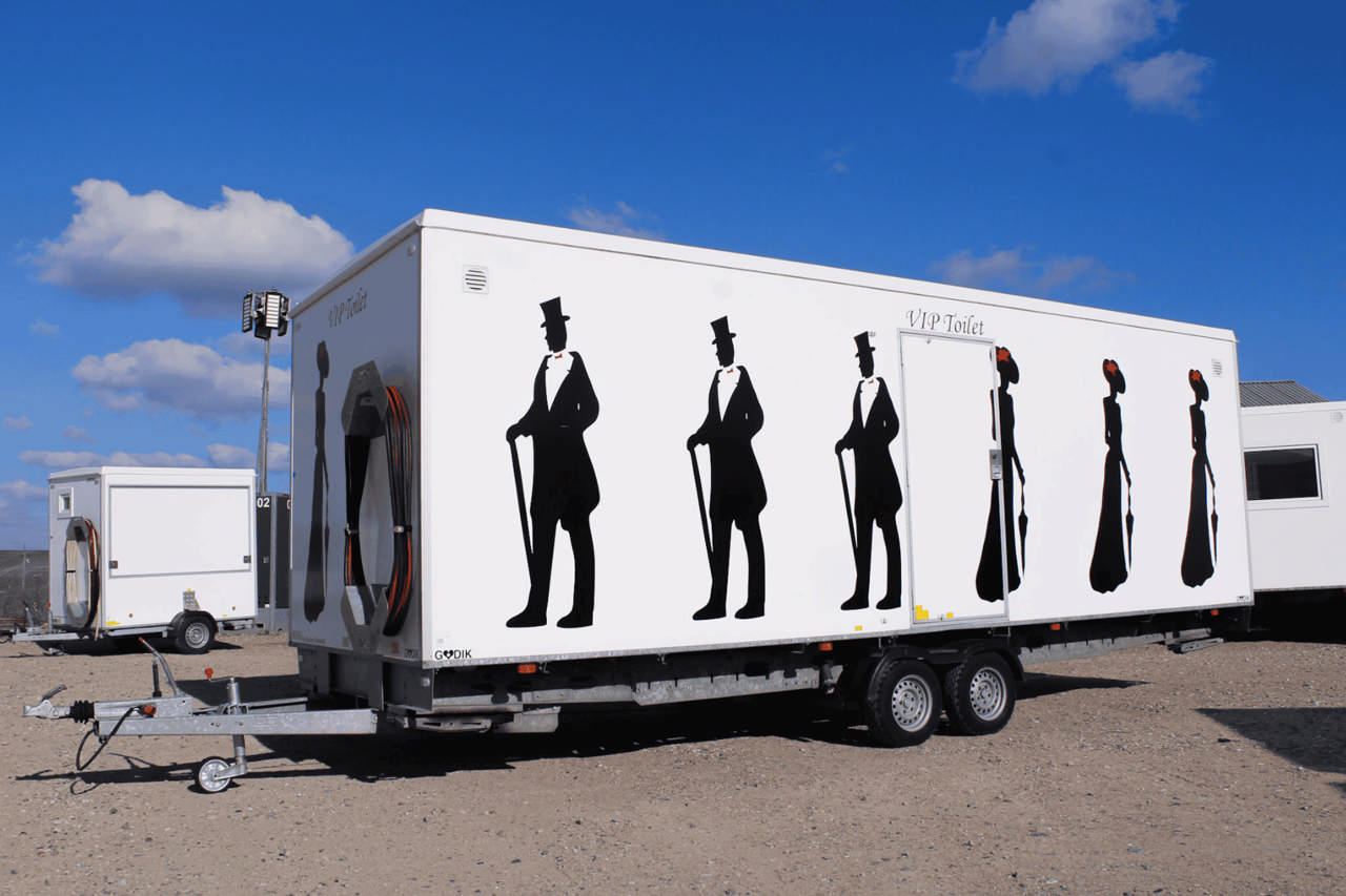 VIP Vakuum Toalettvogn med 6 toaletter (M/K)