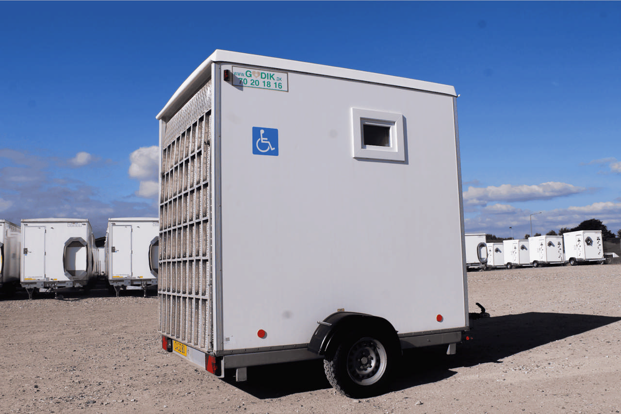 Vakuum Toalettvogn for funksjonshemmede, inkl stellebord