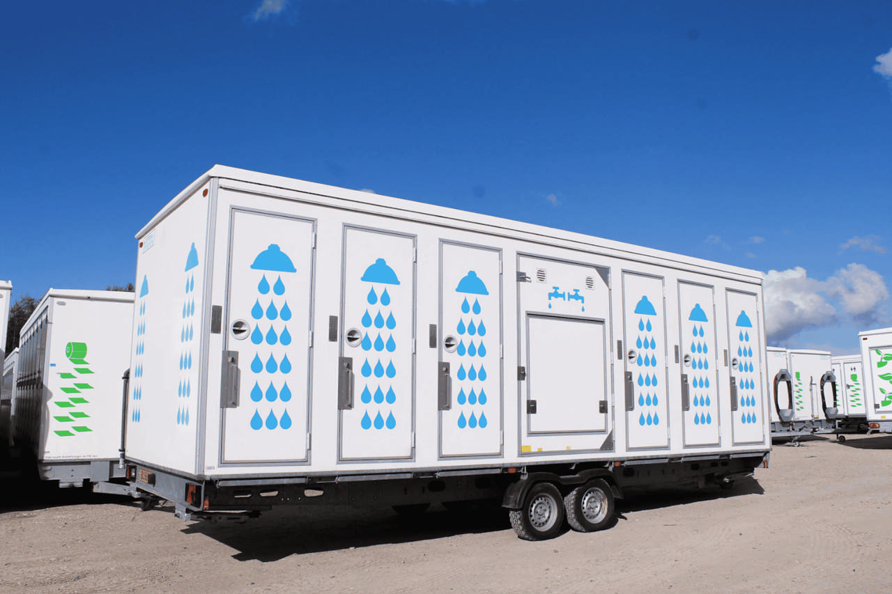 Badevogn for 12 personer med oljefyr