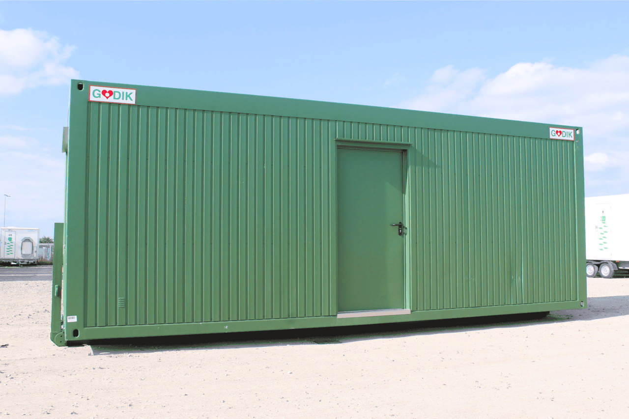 Kontormodul 2 rom WC bad