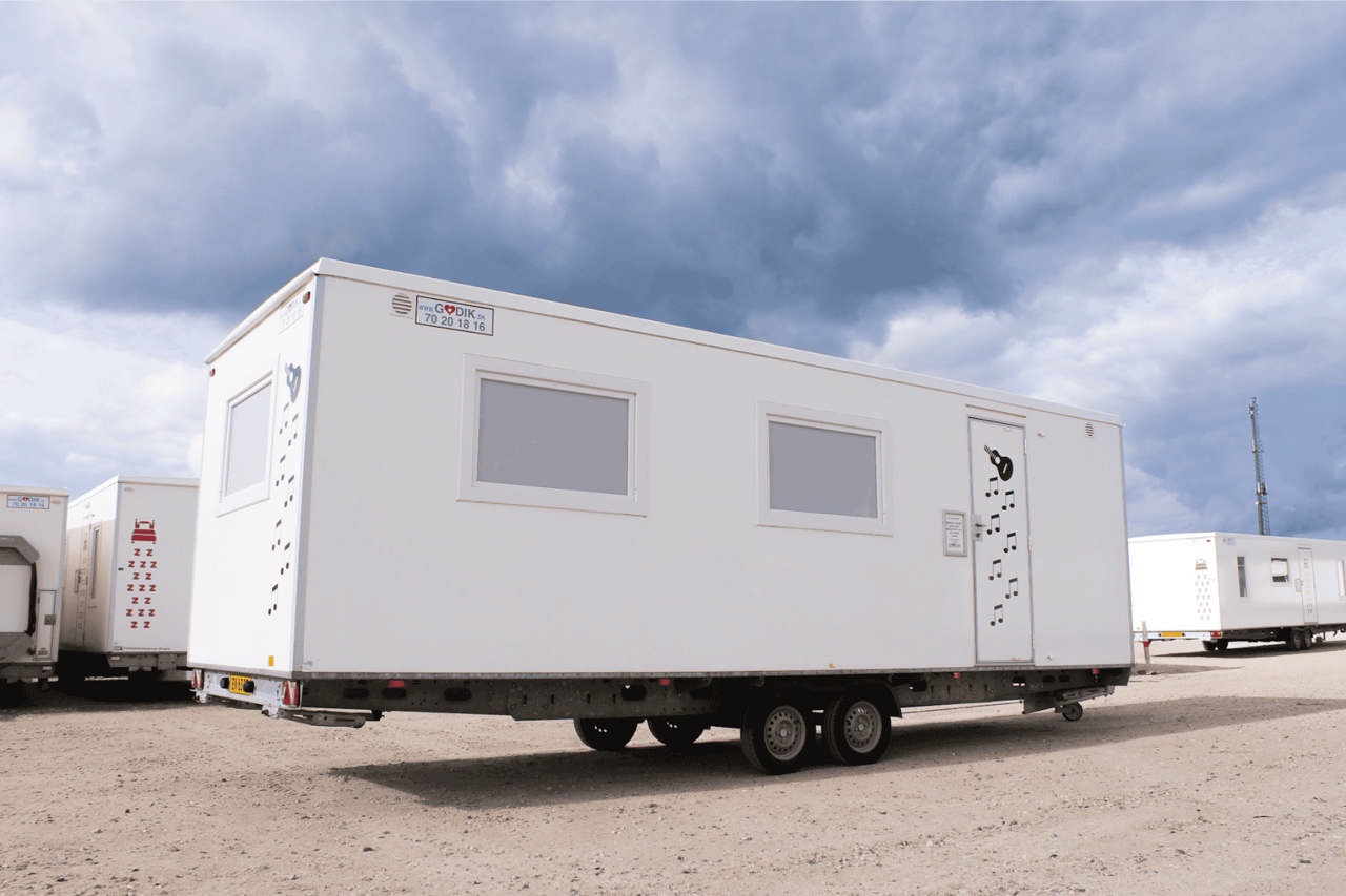 Kontorvogn med 1 rom for 16 personer