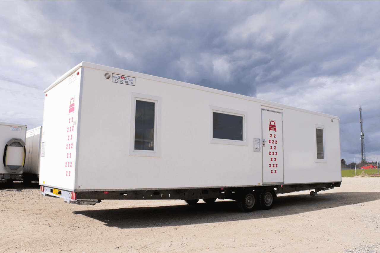 Beboelsesvogn 4 personer, 9 meter