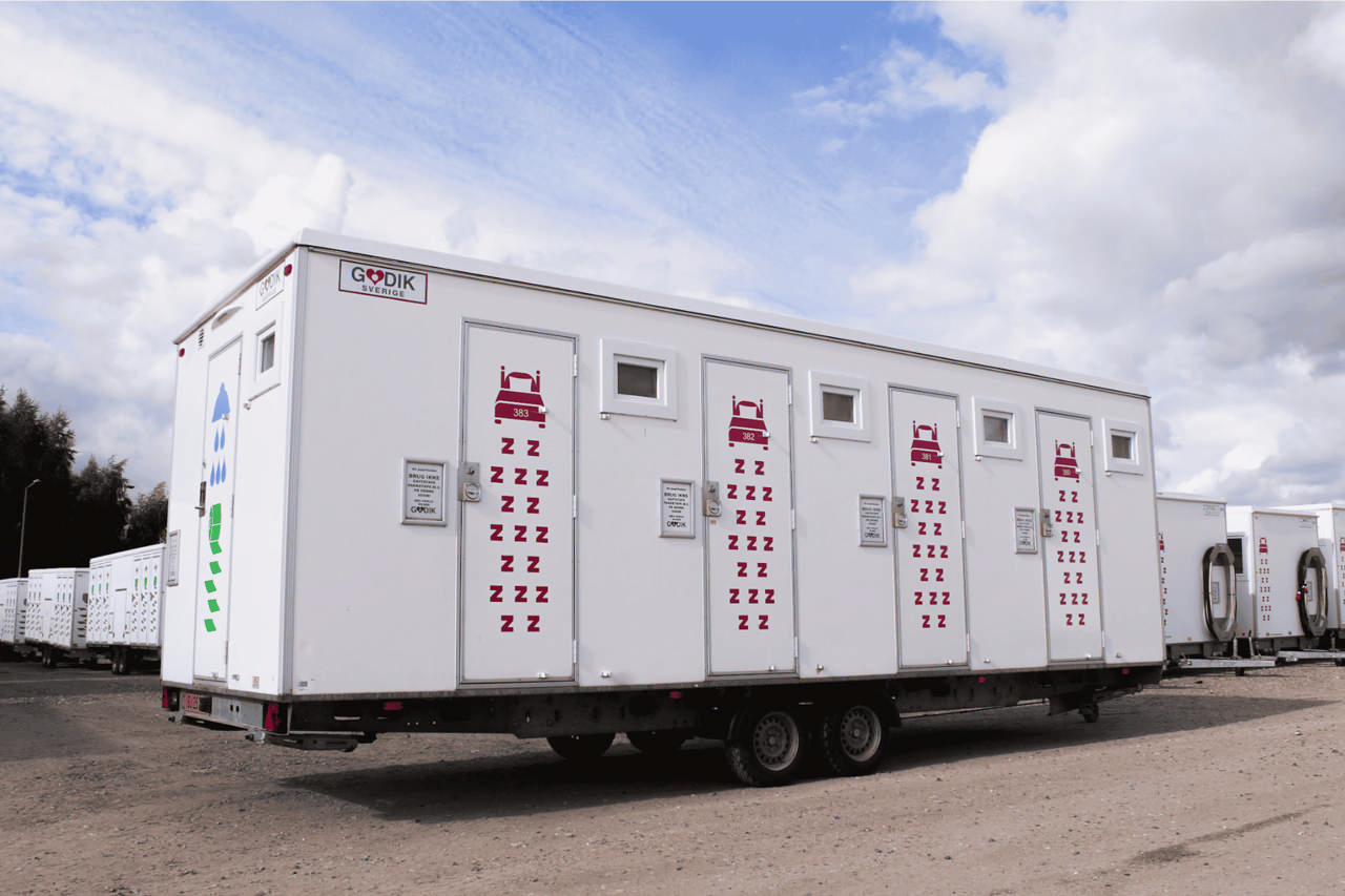 Beboelsesvogn til 8 personer