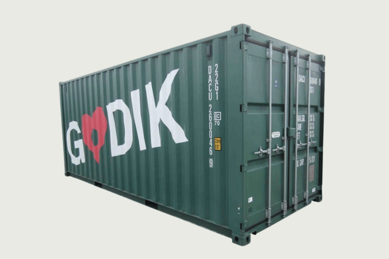 Lagringscontainer 20 fot