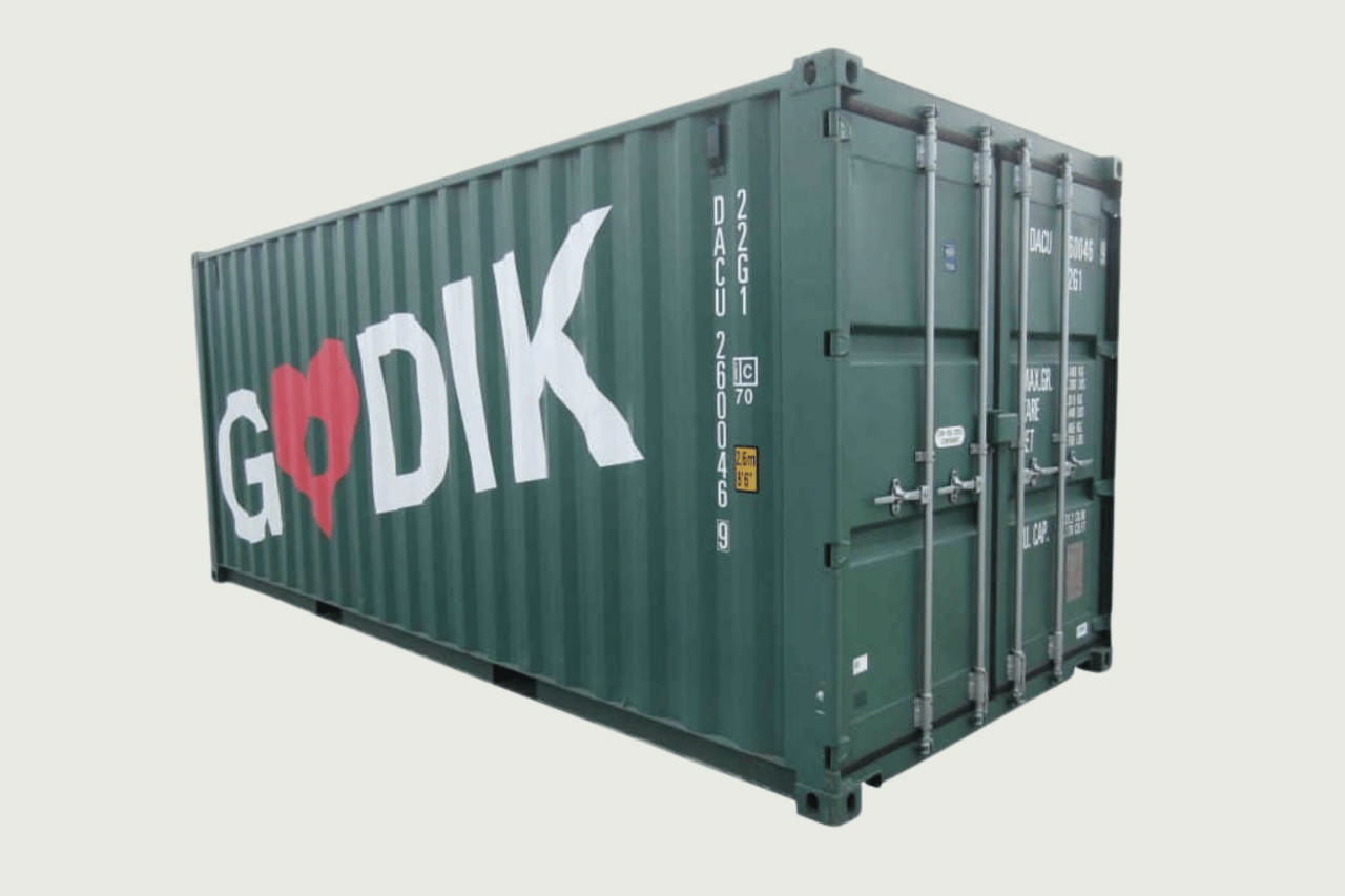 Fyrverkeribeholder 20 fot