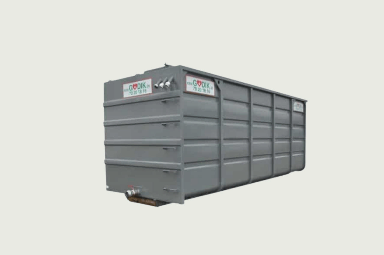 Avløpsvannsbeholder