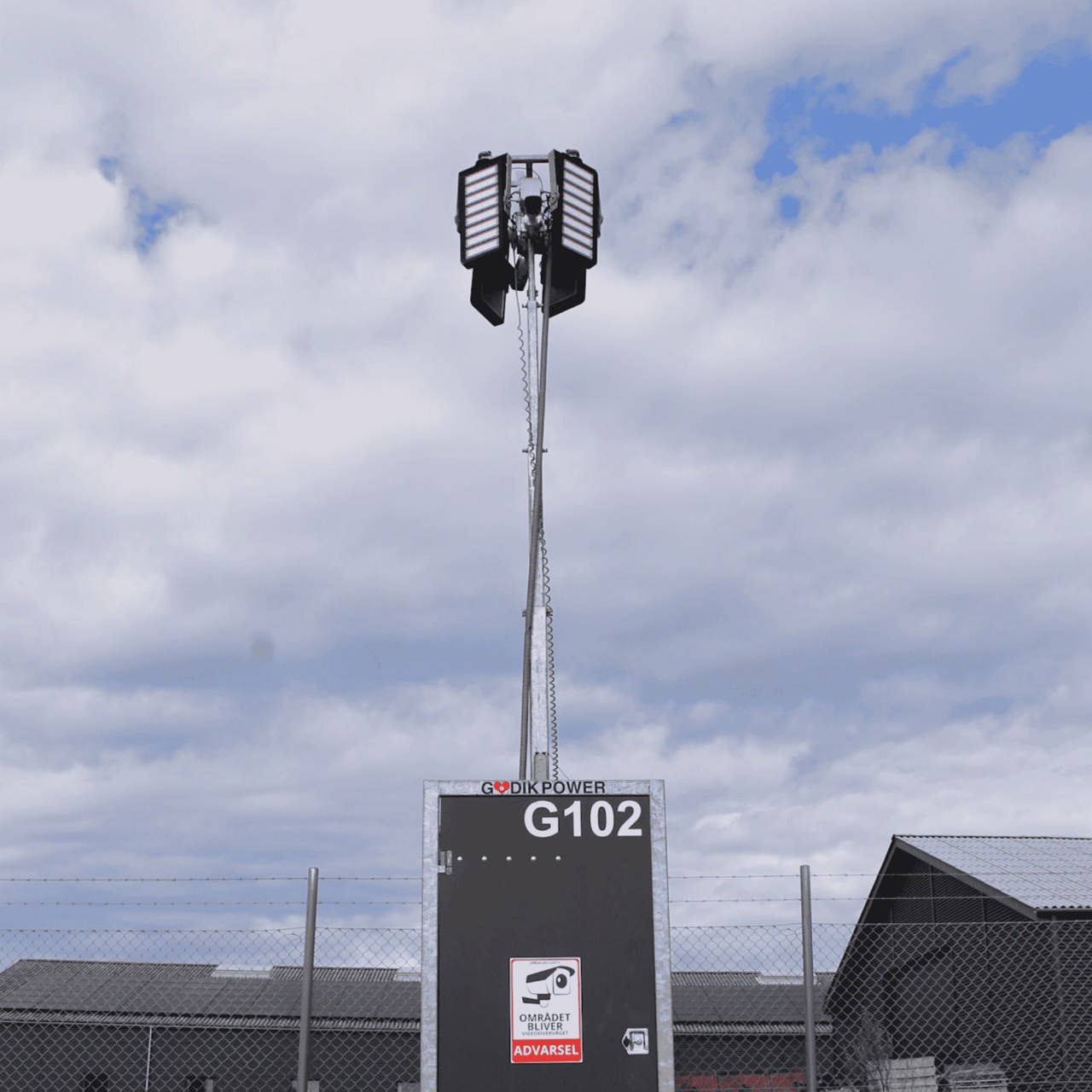 Lystårn 9 meter uten generator LED