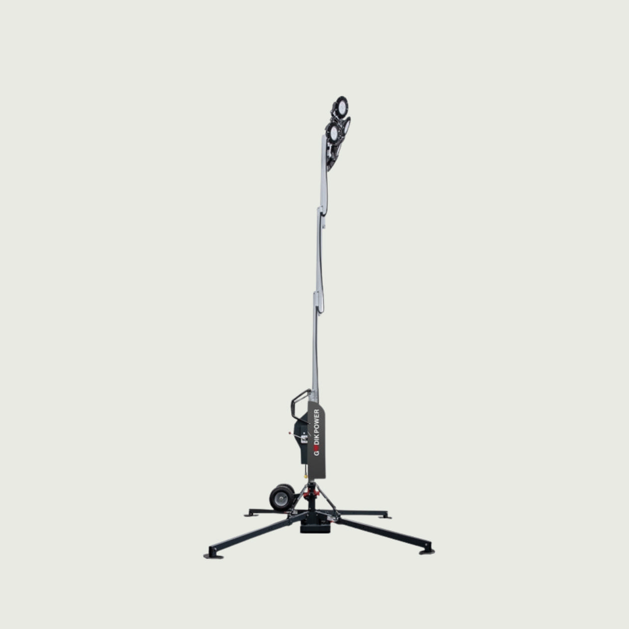 K65 Quad Pod-lyktestolpe med 6 LED-lys