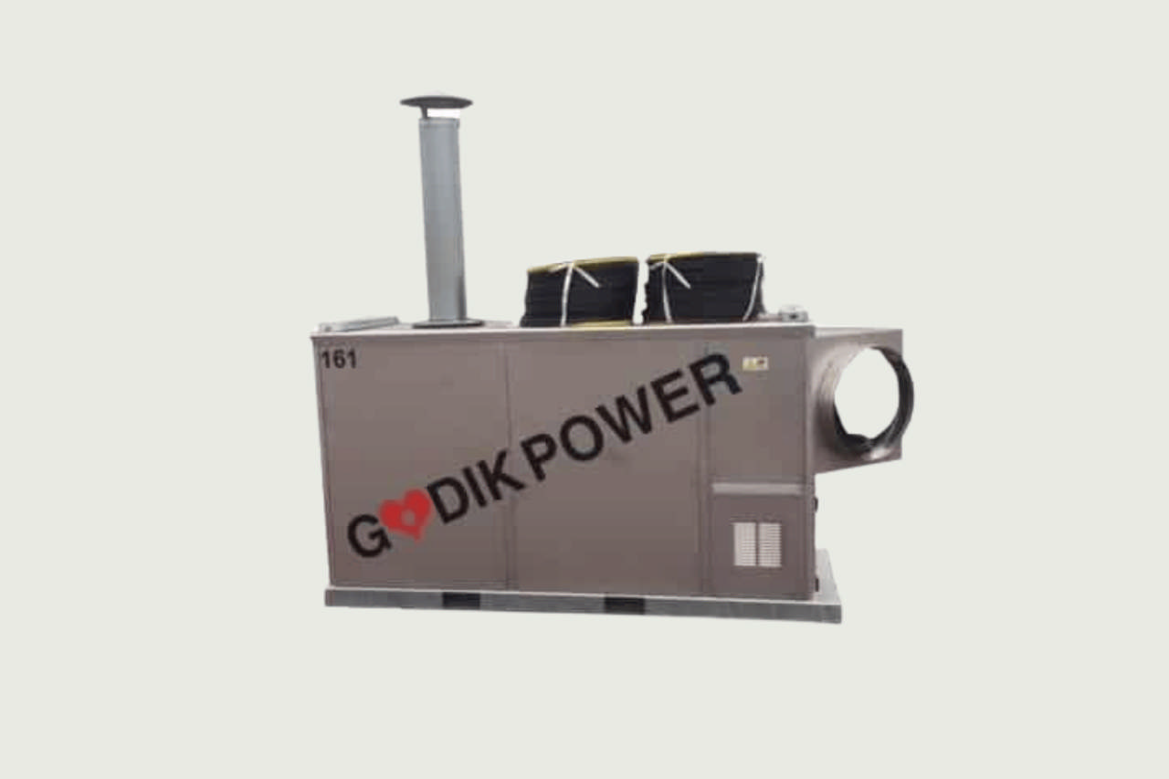 Mobil varmepistol 200 kW